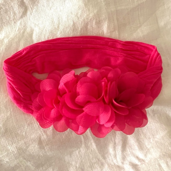Floral Pink Kids Headbands - Picture 7 of 12